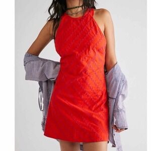 Free People Juni Mini Dress Strawberry Spritz Size XS